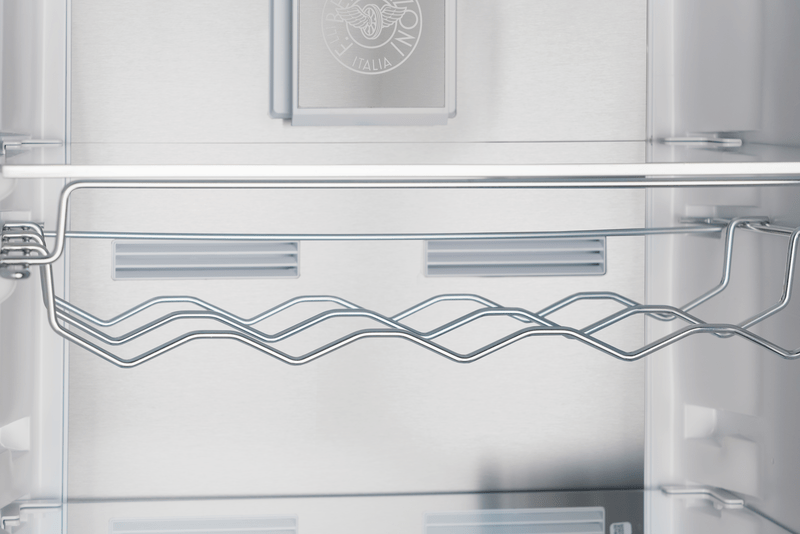 60 cm freestanding bottom mount refrigerator, stainless steel